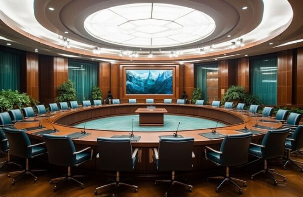 Round Conference Room Table